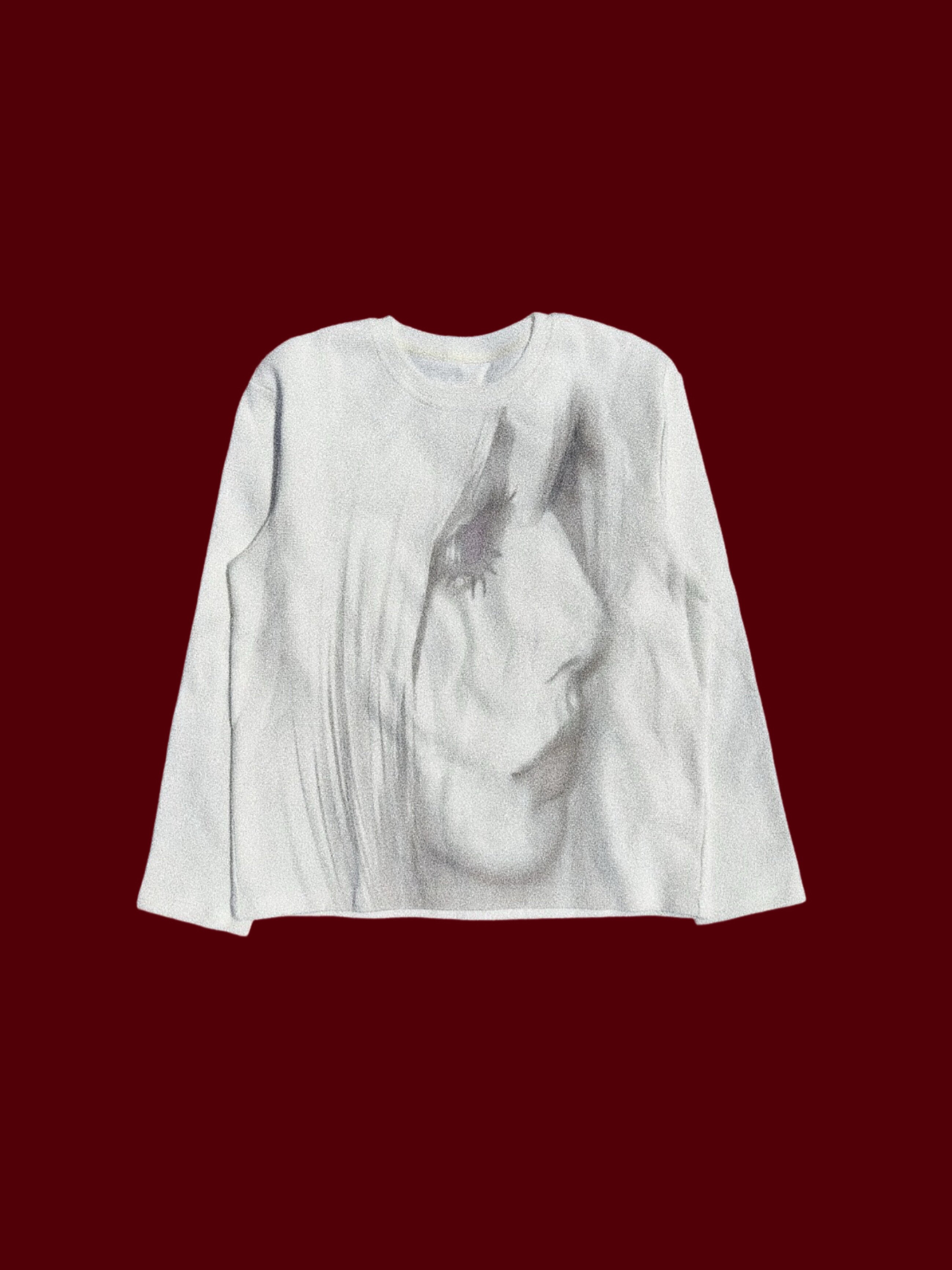 VOWPROGRESS 260g Slim-Fit Portrait Print Tee