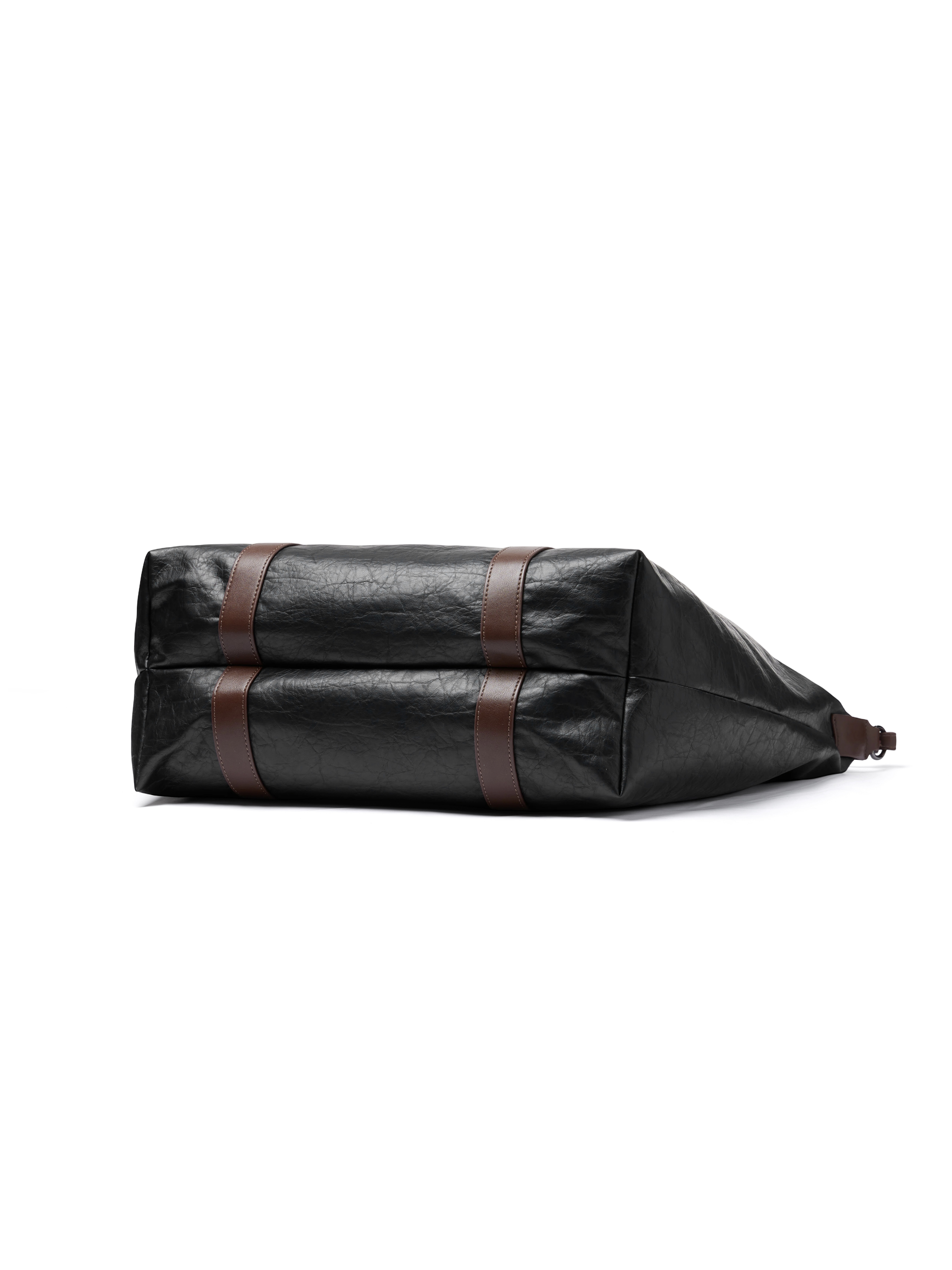 VOWPROGRESS Waxed Leather Shoulder Bag