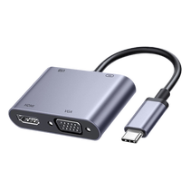 Suitable for Apple computer adapter typec to HDMI converter expansion vga tablet macbook expansion dock notebook ipadpro mobile screen projection device to connect to TV monitor