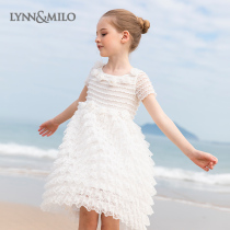 LynnMilo Lynn McRoof dress 2022 Summer Super fairy princess Yanqi dress Dress Lace Girl Dress Girl Dress