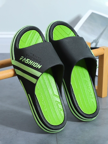 Летние нескользящие трендовые тапочки для ванны, мягкая подошва