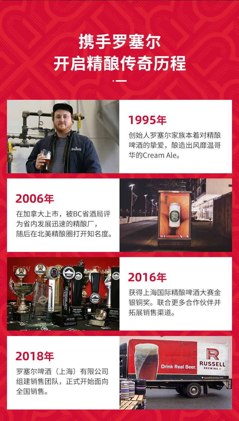 临期清仓 加拿大进口 罗塞尔 精酿啤酒 473ml*6听 图15