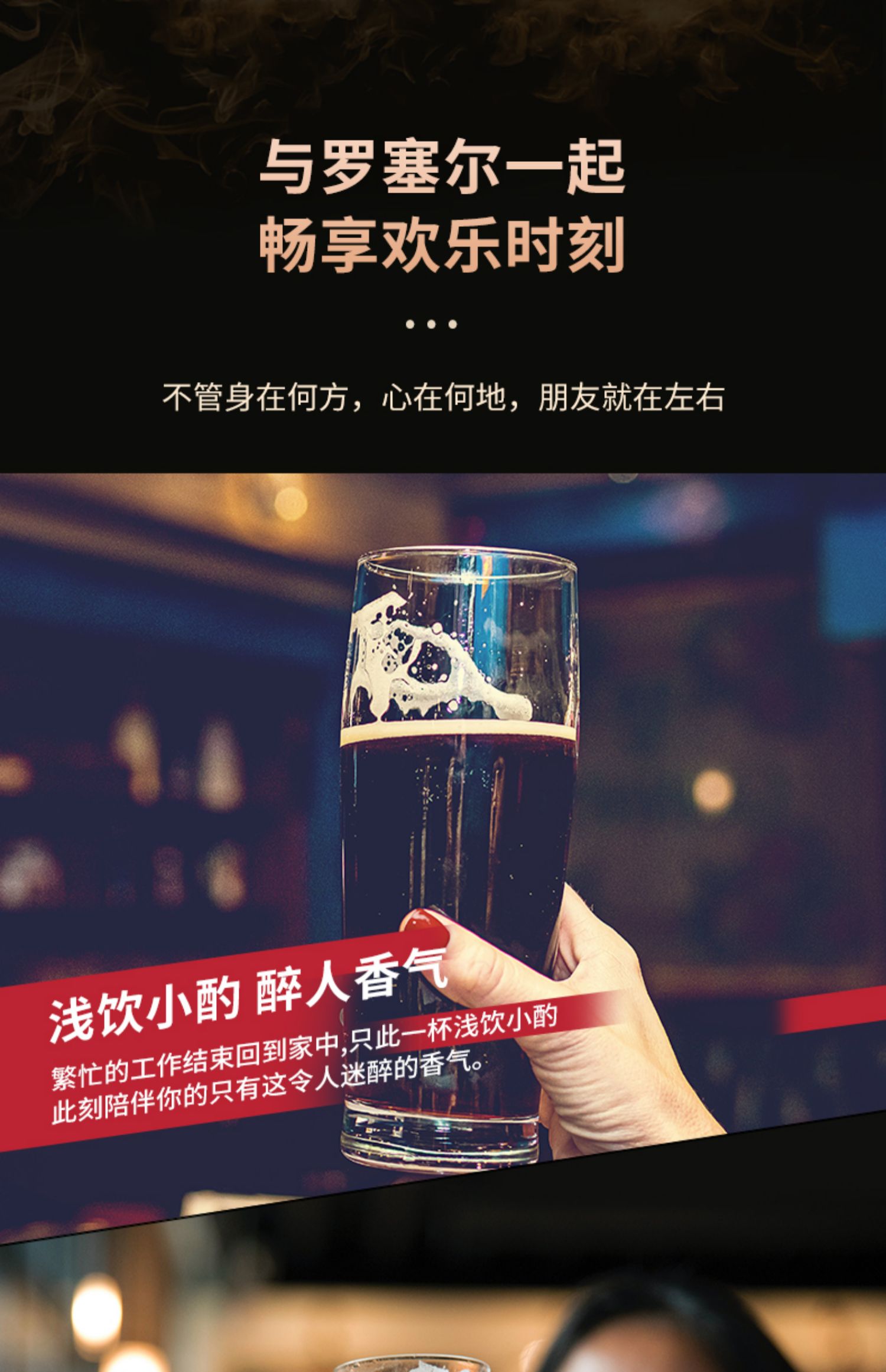 罗塞尔黑啤精酿啤酒小麦啤酒6瓶