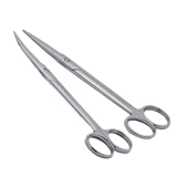 Медицинская хирургия из нержавеющей стали социальные ножницы Прямой круглый откровенный изгиб.
