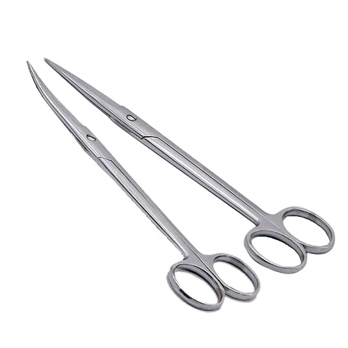 Медицинская хирургия из нержавеющей стали социальные ножницы Прямой круглый откровенный изгиб.