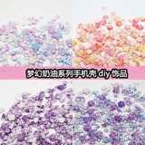 Кремовый чехол для телефона из жемчуга с бантиком, аксессуар, градиент