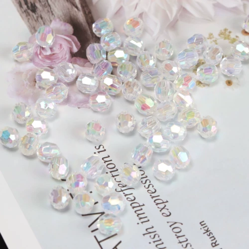 8 мм 36-сечения цветных угловых шариков Полигональные шарики не очищают кожу и цвет. Сумки продаются фунтом