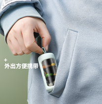 Japan portable small medicine box 7 days a week large capacity portable travel 3 grid dispensing sealed medicine bottle mini morning and evening