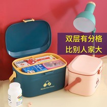 Medicine Box Home Multifunction First Aid Kit Medicine Containing Box Home Medicine Case Containing Kit Medicine Box Mini Carry-on
