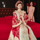 Ханьфу, традиционный свадебный наряд Сюхэ, свадебное платье, вечернее платье, коллекция 2023