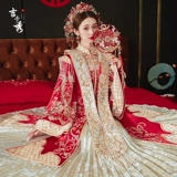 Ханьфу, традиционный свадебный наряд Сюхэ, свадебное платье, вечернее платье, коллекция 2023