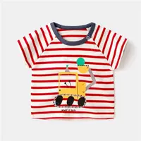 Красная и белая батонная лопата короткие рукава