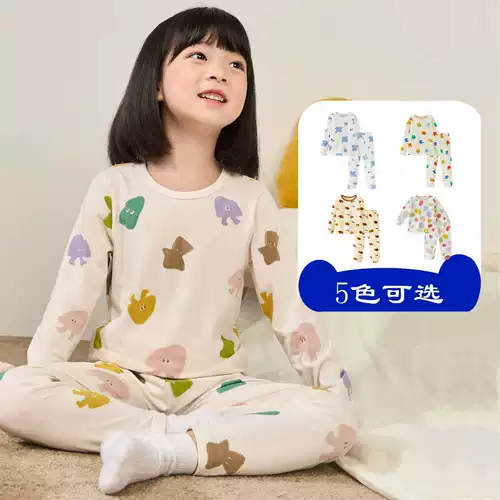 Детская пижама, детский комплект, осеннее термобелье подходит для мужчин и женщин
