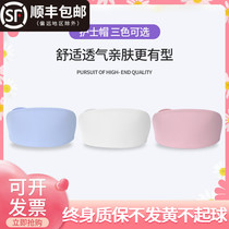 Nurse cap thin swallowtail cap pink light blue white thickened doctor cap trainee cap hard