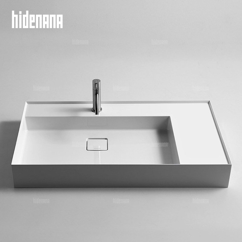 hidenana hanging wall type onstage basin washbasin single double trough washbasin artificial stone integrated table basin washing table washout table