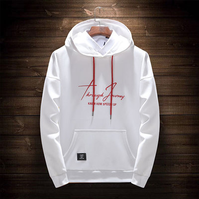 冬季新款卫衣男韩版连帽加绒加厚