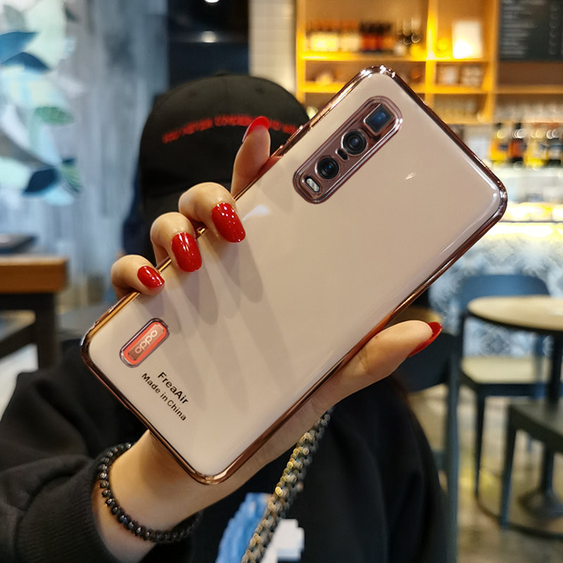 oppofindx2 mobile phone protection shell find x2 silicone gel soft shell oppofinind protection shell lens full package x2 anti-fall x2pro women's net red tides opop brief