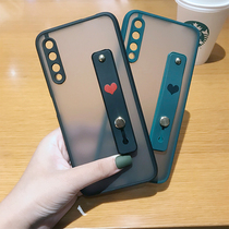 Suitable for Huawei Honor 9X mobile phone shell net red new 9xpro silicone gel frosted transparent 8X full package lens brisk 9A anti-fall housing Nine X women Tide Cards Ultra-Fire Loving Wristband Brief