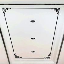 Diagonal lace self-adhesive black ceiling ceiling decorative lines Chinese border decorative corner flower wall stickers beautiful edge line