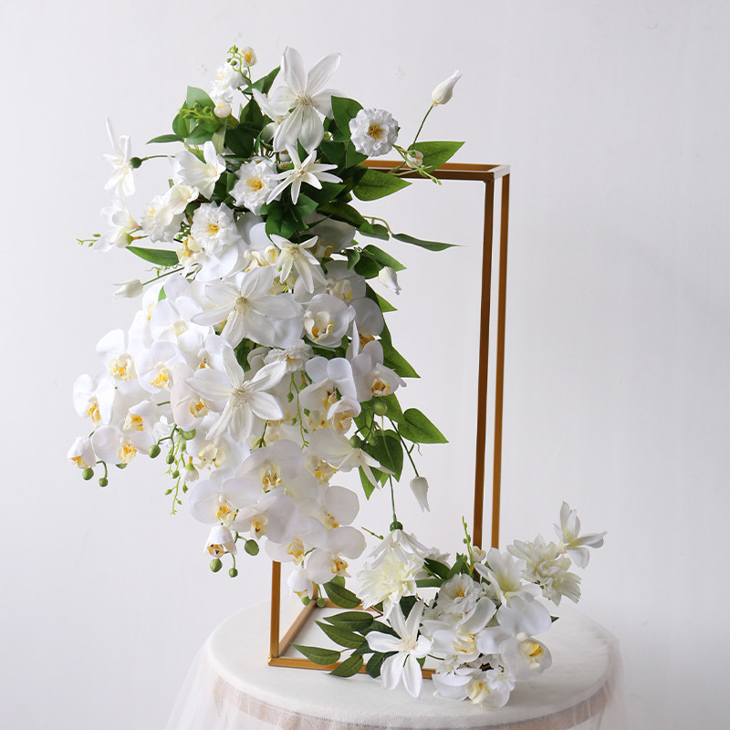 New ins Simple Nordic Artificial Flower Living room service desk flower aisle decoration table flower fake lace table decoration