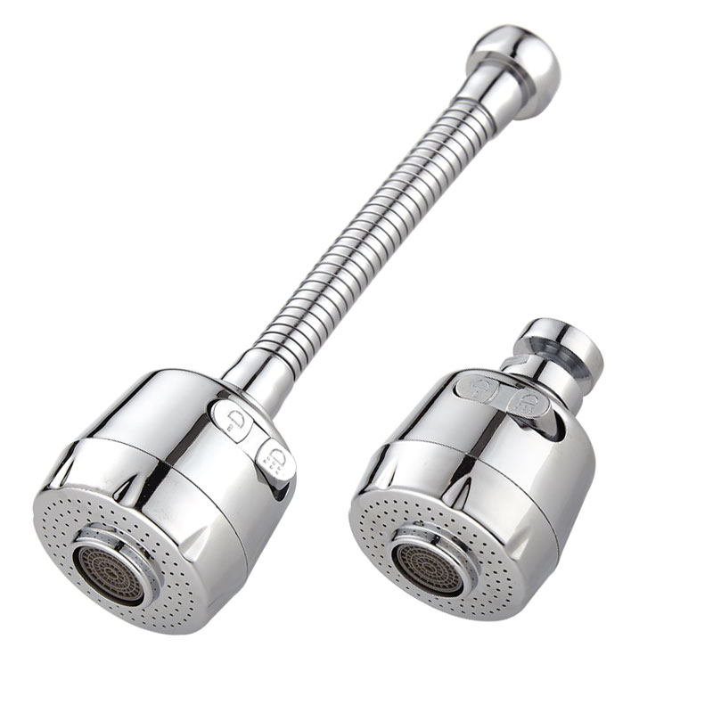 Faucet splash head extension extender Kitchen household tap water shower Water-saving universal rotary filter head nozzle