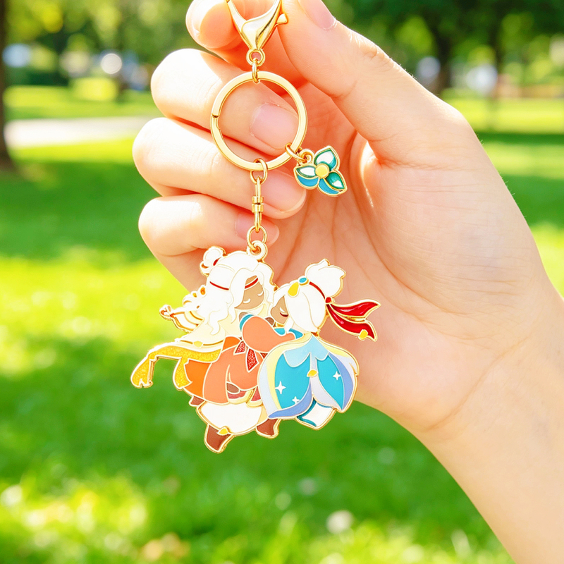 Light Encounter Princess Hug Keychain Pendant Bear Hug Badge Princess Hug Badge Contains Nfc and Can Be Scanned, Brand New