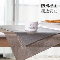 Table mat Western Dining Mat thermal insulation anti-burn cup cushion Hotel Eurostyle Non-slip Table Mat PVC environmentally-friendly Double Face INS Bar
