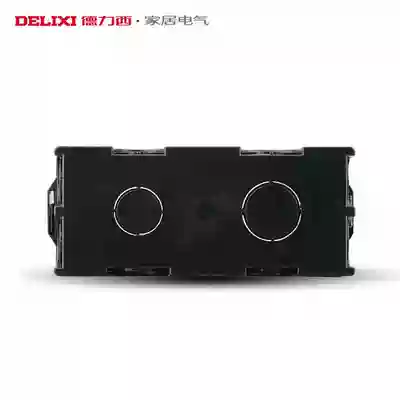 Delixi switch socket three 3 Bottom box cassette box 154 type bottom box 154 cassette nylon plastic