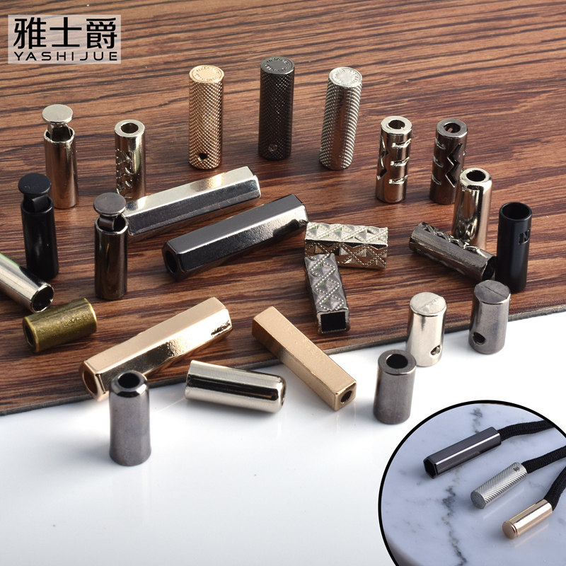 Metal rope head buckle clip hanging clock adjustable belt sweater windbreaker twist screw cylindrical joint DIY decorative accessories