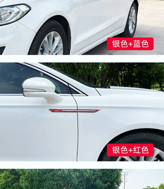 Dành riêng cho Skoda Xin Rui Xin di chuyển Nhãn bên chắn bùn Kemick Octavia Trang trí sửa đổi thân xe nhanh chóng ron cao su cửa kính gioăng cao su cửa