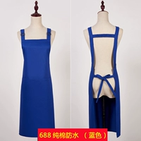 688 синий (хлопковое водонепроницаемое)