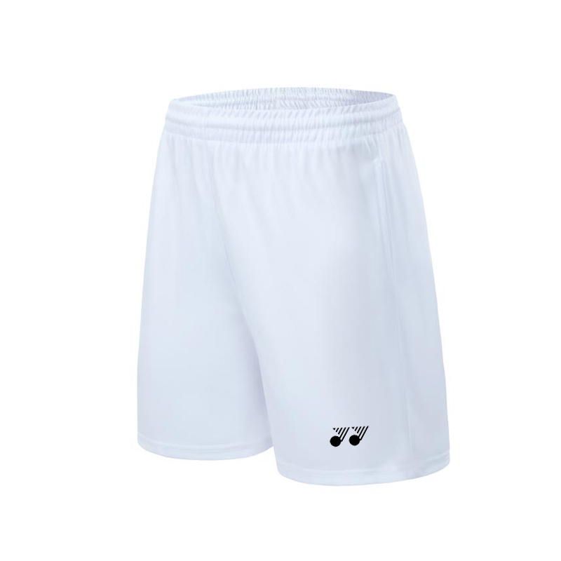 Classic Yy Badminton Shorts for Men and Women, Casual Sports Running Sweat-Absorbent Black and White Boxer Shorts