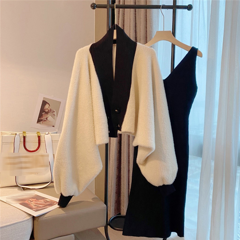 High-End Light Luxury Nursing Dress, Spring, Autumn and Winter, Fashionable Postpartum Outing Style, Nursing Clothes Two-Piece Set High-End Light Luxury Nursing Dress, Spring, Autumn and Winter, Fashionable Postpartum Outing Style, Nursing Clothes Two-Piece Set