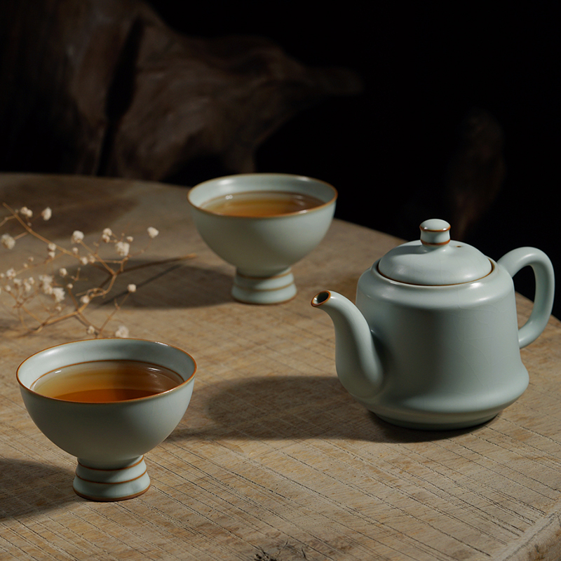 Manual master your up tea tea cup single CPU, celadon teacup Chinese large - sized high retro jingdezhen ceramics