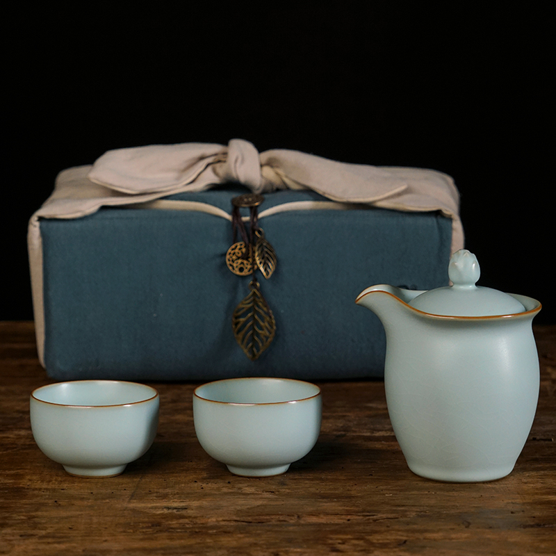 Your up crack was suit household contracted portable jingdezhen ceramic cup travel a pot of 2 cups sliced open can raise