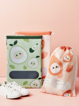 Storage bag for shoes bagging shoes Travel Thezer Shoes Bag Clothing Dust-Proof Bag Home Transparent Bagging Suit