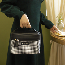 Thousands Birds Lattice Makeup Bag 2021 New Advanced Senses Portable Large Capacity Minima Carry-on Travel Wash Toiletries Bag box