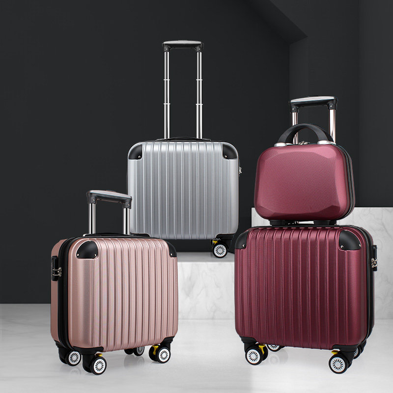 Translation Officer 16 inch Small Number of Suitcase Universal Wheels Men Mini Light Suitcase Password Den Case Female Pull-Box