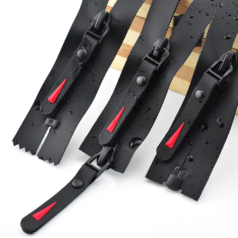 Down clothes Raced Korean version 5 Number of nylon waterproof invisible pull chain pull lock accessories black double switch clothes long pull chain