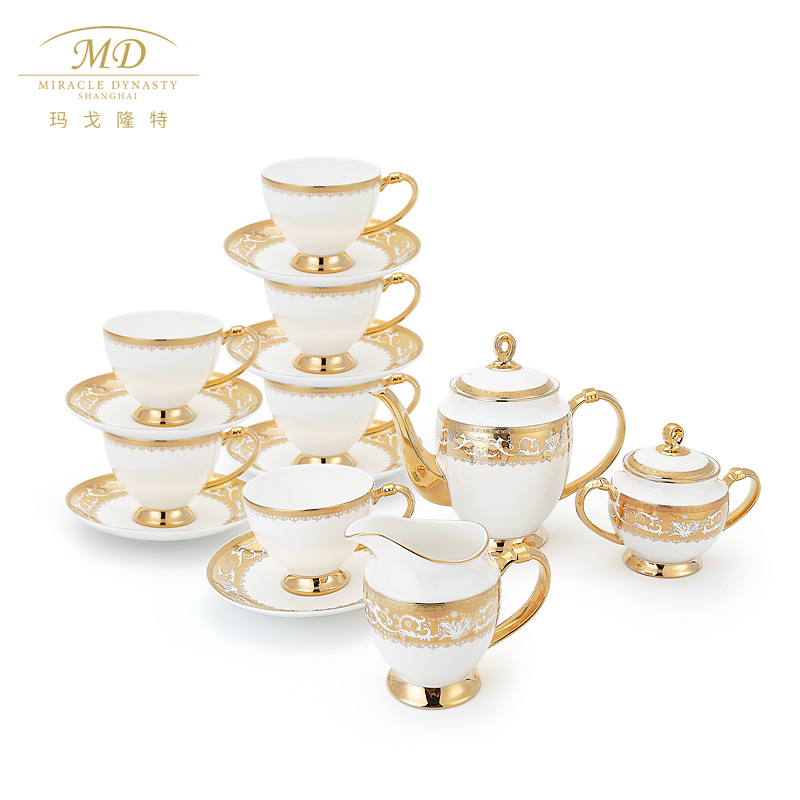 Margot lunt 15 head into the rich feast tea sets suit ipads porcelain household tea coffee gift boxes