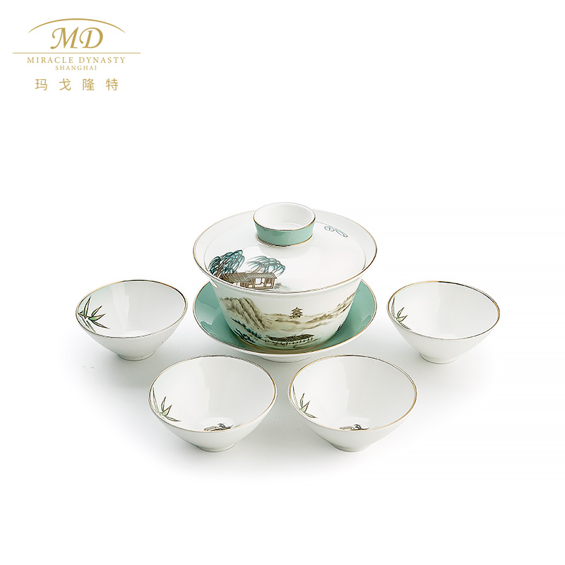 Margot lunt feast 8 head west lake tea sets tea tray was 45% with ipads China tea set gift box packaging