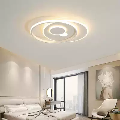 Nordic led master bedroom ceiling lamp simple modern study room lamps creative personality household round lamp