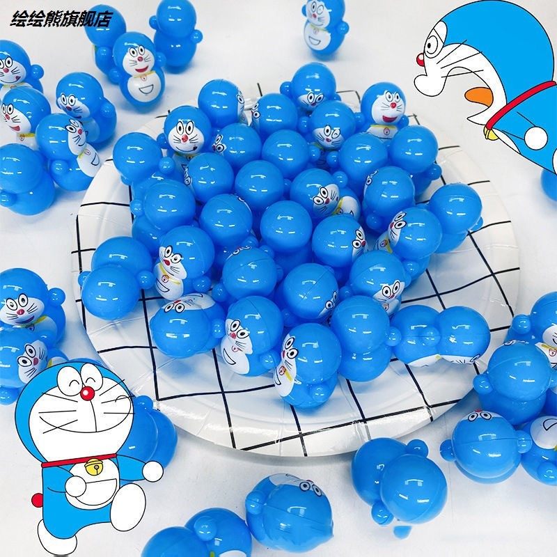 Blue Fat Tumbler Tumbler to decompress Tinder cat machine cat with Doraemon A Dream Nets Red Child Mini Shake Toy