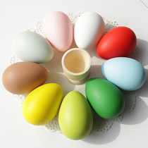 Color simulation egg shell handmade diy production materials Childrens creative painting doodle Easter doodle egg