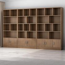 Bookshelves Landing Shelve Solid Wood Color Bedroom Containing Shelf Simple Bookcase Containing Cabinet Integrated Net Red Disposal Cabinet
