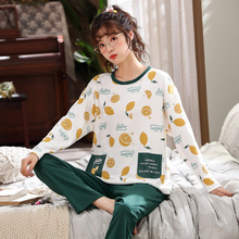 蒙巴威 纯棉长袖宽松家居服