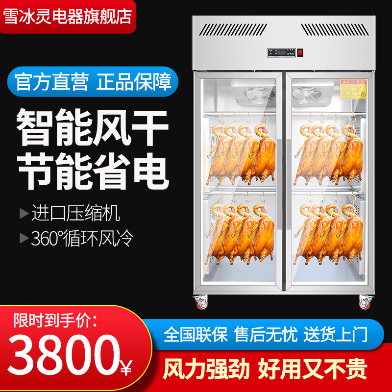 Xuebingling intelligent commercial duck drying cabinet Roast goose roast pigeon drying blow drying cabinet Hanging meat roast duck air drying embryo drying cabinet