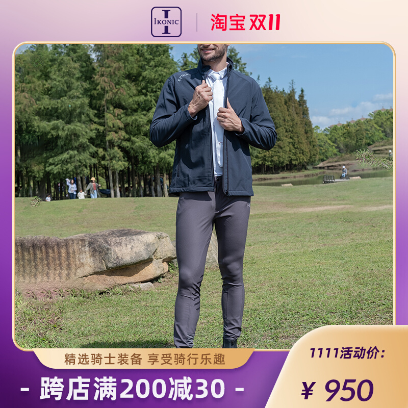EPONA Men's Jacket Equestrian Sports Clothing Casual Rider Clothes Windproof Rainproof Quick Dry Breathable Warm Jacket