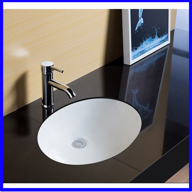 Gold medal bathroom round square basin under the basin stone under the basin wash basin basin wash basin embedded in the marble table
