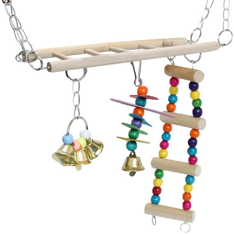 Parrot toys Climbing Stairs climbing stairs Climbing Stairs Tiger Leather Peony Genin Wind Parrot Toy Birds supplies Suzuka nibbling on birdware